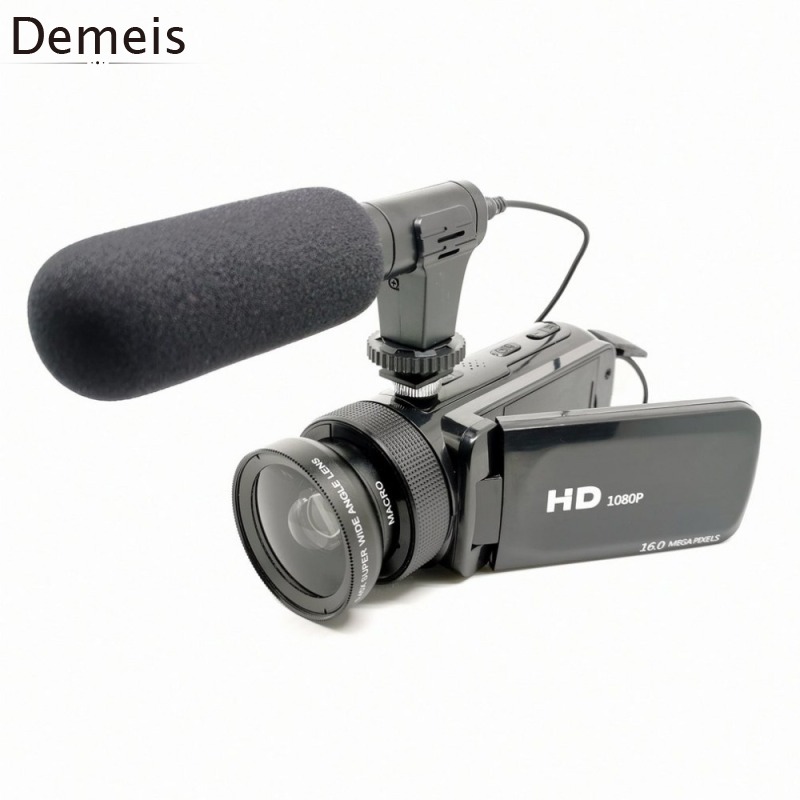 D100 HD 1080P Video Camera With Microphone Camcorder Video Recorder 16