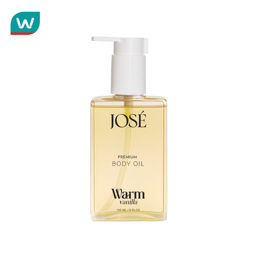 Jose Premium Body Oil Warm Vanilla 150 ml. ราคา 390 บาท*ส่งฟรี