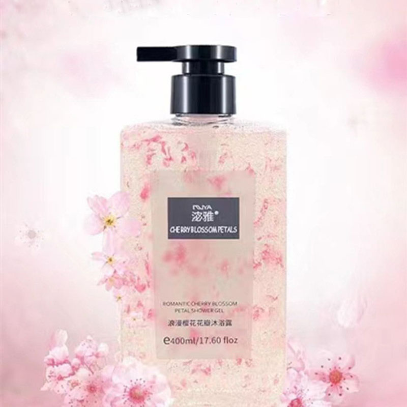 Bán buôn bule tắm gel tắm Douche Spa hữu cơ làm sạch cơ thể hương liệu hương hoa hồng làm trắng Gel tắm