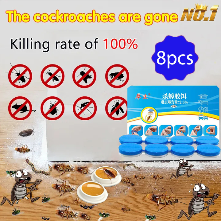 Nhãn dán Thuốc diệt gián của an toàn không mùi độc hại,Thuốc Diệt Gián Tận Gốc An Toàn Hiệu Quả, Viên Diệt Dán, Thuốc Đuổi Côn Trùng