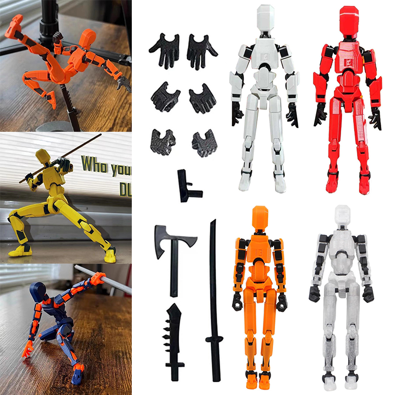 Mô hình nhân vật T13, mô hình nhân vật Titan 13, Mô hình nhân vật mô hình Robot hành động, hành động in 3D