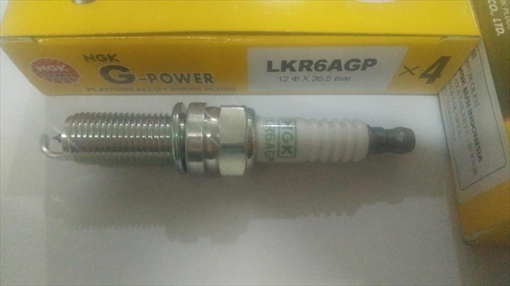 Busi Spark Plug Mobil Toyota Agya Platinum LKR6AGP NGK Harga 57,499 rupiah*Gratis Ongkir