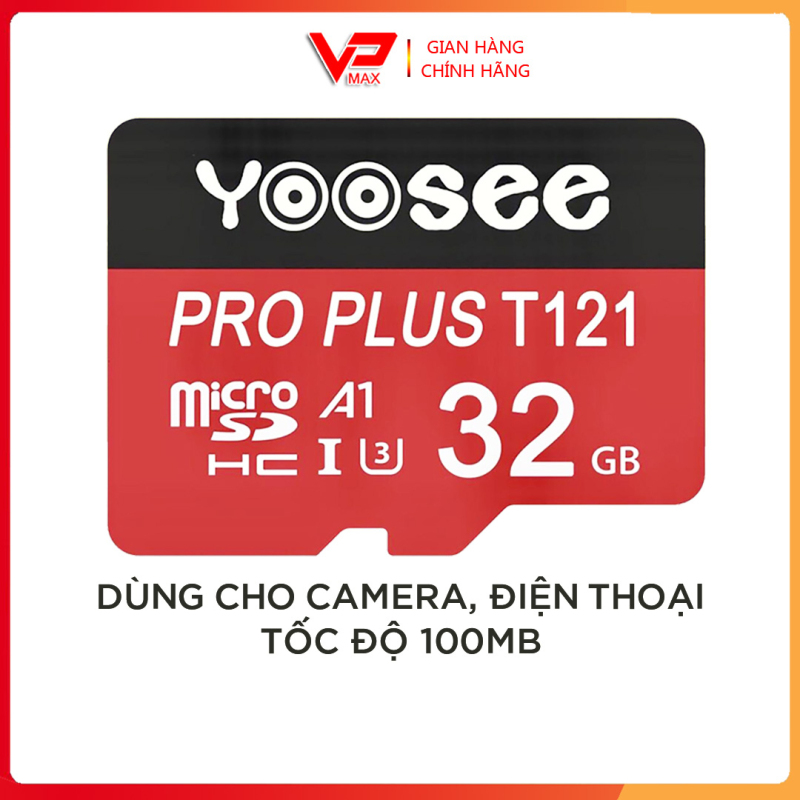 Thẻ nhớ Micro SDHC 64GB 32GB YOOSEE Kingston tốc độ cao dùng cho điện thoại camera - VPMAX - thẻ nhớ camera, thẻ nhớ điện thoại, thẻ nhớ camera