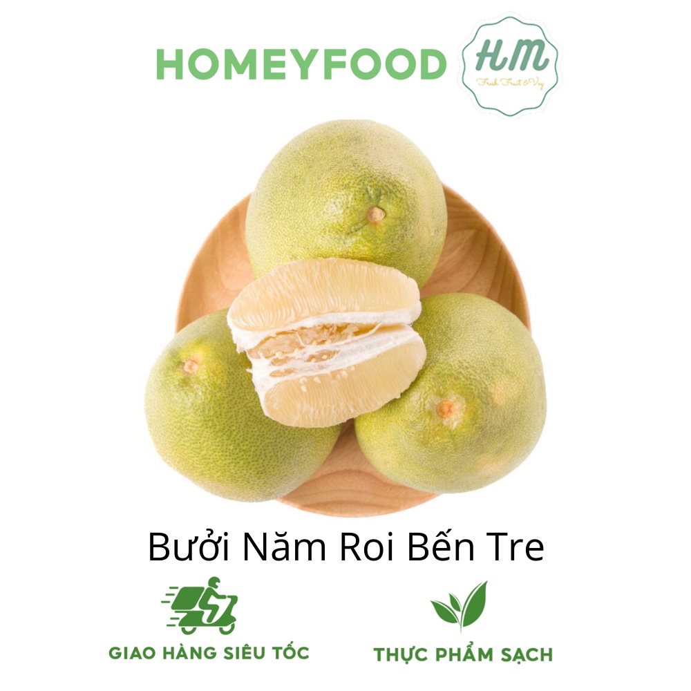 Bưởi Năm Roi chuẩn Bến Tre Ngon, Mọng Nước giao Hỏa Tốc
