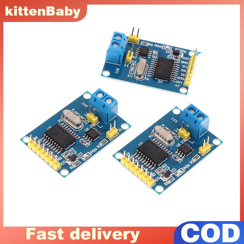 👉Hot Sale kittenBaby MCP2515สามารถแผงโมดูลไดรเวอร์บัสตัวรับสัญญาณ TJA1050 SPI สำหรับ51แขนโมดูลอินเตอร์เฟซควบคุมสำหรับ Arduino ชุด DIY - ยี่ห้อ KITTENBABY ราคา 36 บาท*ส่งฟรี