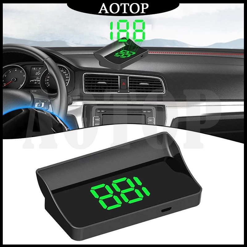 AOTOP Kính chắn gió ô tô hiển thị tốc độ HUD ADAS 2025 -  tích hợp, ODO, Cảnh báo tốc độ, cổng