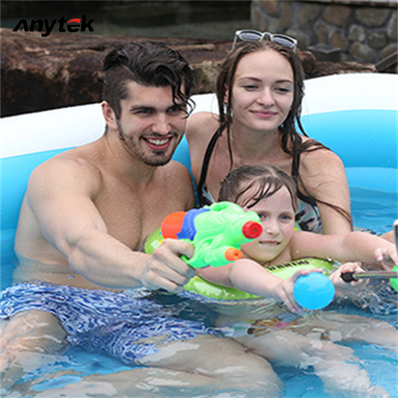 Children Swimming Pool Rectangular Inflatable Kids Play Bathing Tub For Family Outdoor Indoor ราคา 644 บาท*ส่งฟรี