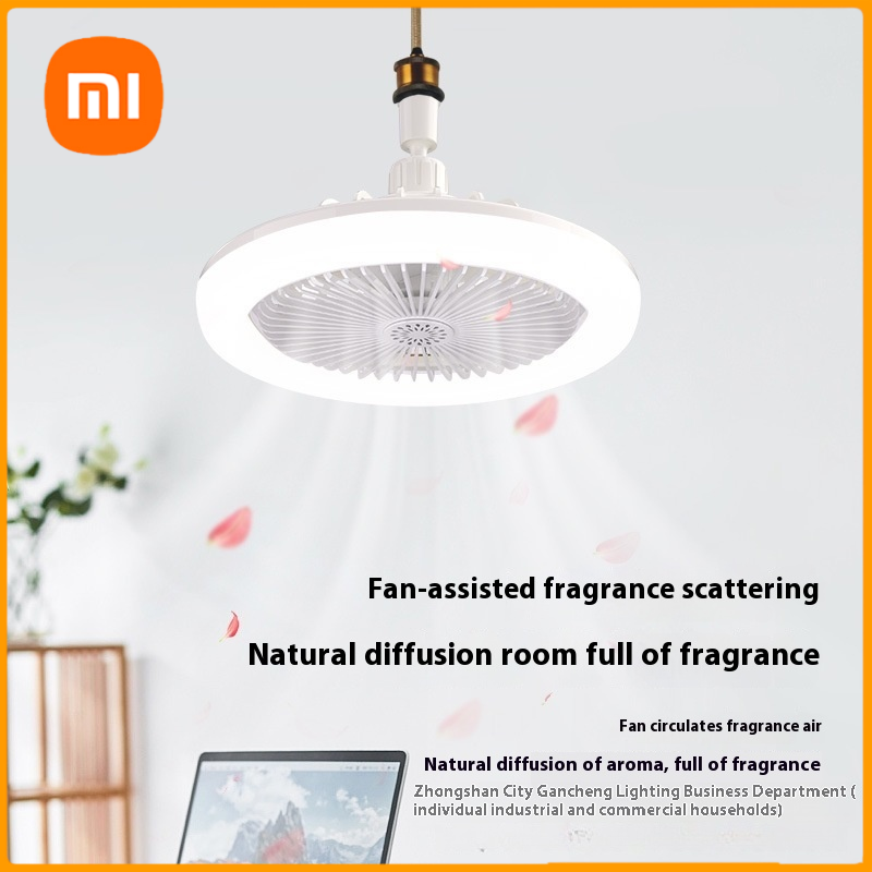 New Small Fan Lamp Bedroom Dining Room Energy-Saving Lamp Universal Screw LED Ceiling Fan Bulb E27 Fan Lamp ราคา 119 บาท*ส่งฟรี
