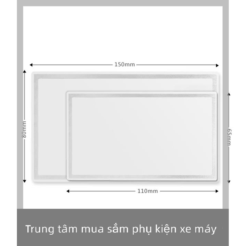 Muya Tấm Che Nắng gương trang điểm bằng thép không gỉ gương nội thất xe hơi di động