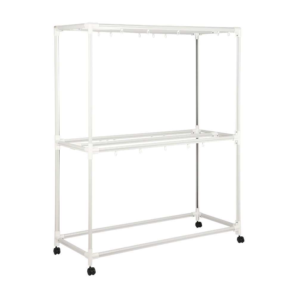 INDEX LIVING MALL TITAN 8-Bars drying rack with wheel - Light grey ราคา 890 บาท*ส่งฟรี