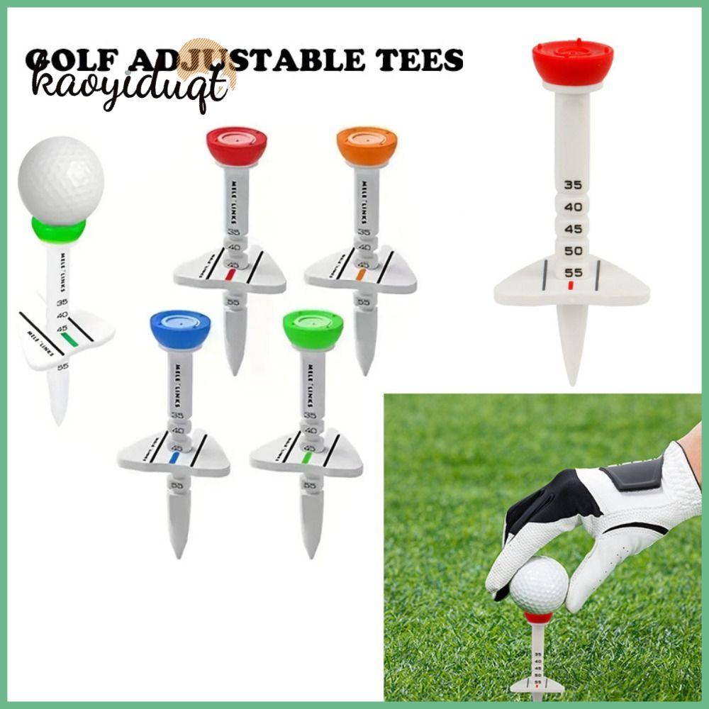 BYCBE Nhựa Áo thun golf Bền Chiều cao có thể điều chỉnh Giá đỡ bóng golf giảm áp Móng bóng giới hạn Giá tập Golf Ngoài trời
