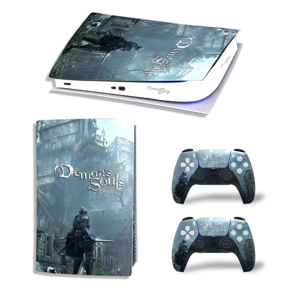 【Top Picks】 Demons Souls Ps5 Disk Digital Skin Sticker Decal Cover For Ps5 Console And Controllers Ps5 Skin Sticker Vinyl 4336