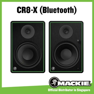 Mackie CR8-X 8 Bluetooth Creative Reference Multimedia Computer/Studio Speakers (Pair)