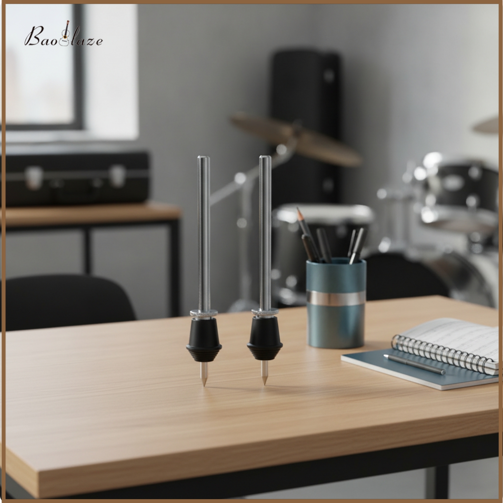Baoblaze Replacement Bass Drum Leg Metal Bass Drum Spur Long-Lasting Hardware Non-Slip for Percussionists ราคา 1,947 บาท*ส่งฟรี