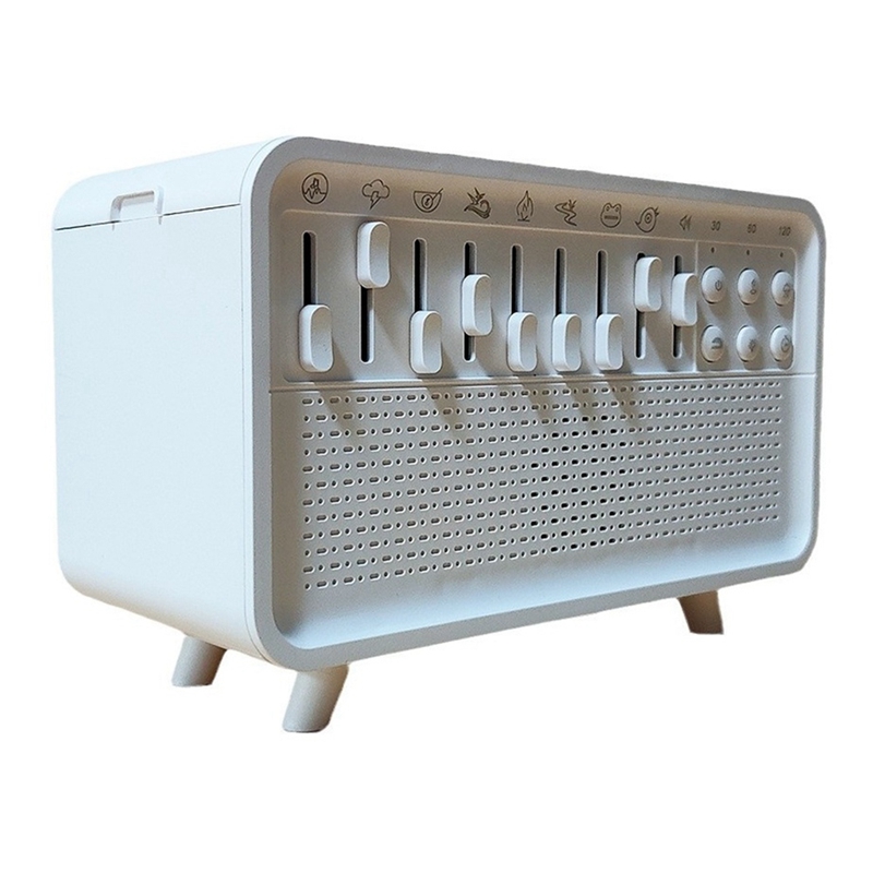 [Waanon]White Noise Machine Diffuser Air Aroma Diffuser Humidifier with 8 White Noise Adjustable, Night Light, Bluetooth Speaker