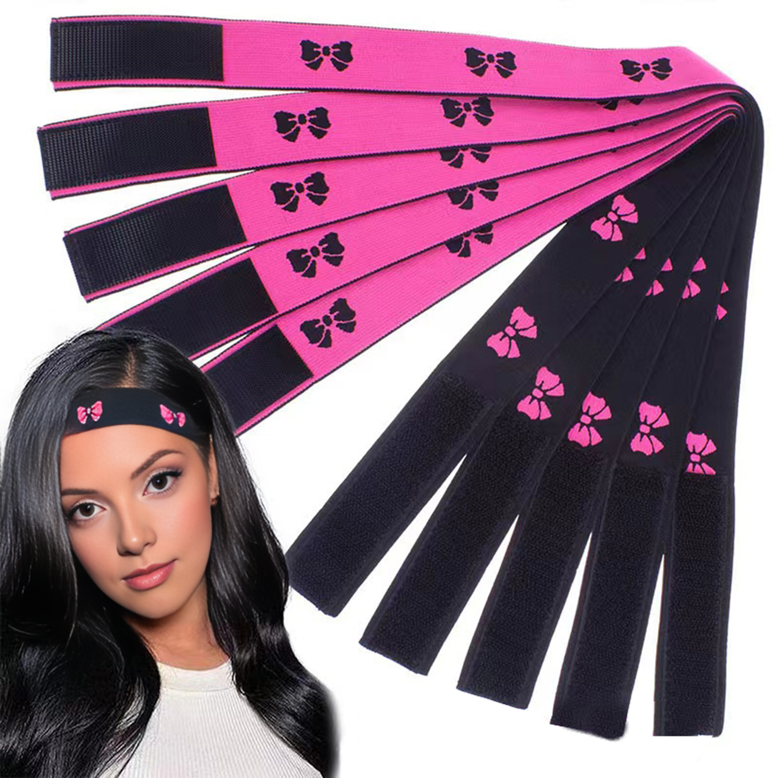 Yitu tan chảy da đầu nhìn Phụ kiện tóc giả có thể điều chỉnh ban nhạc chống tĩnh Nylon tóc giả dây đeo để dễ dàng cài đặt đa mục đích Phụ kiện tóc
