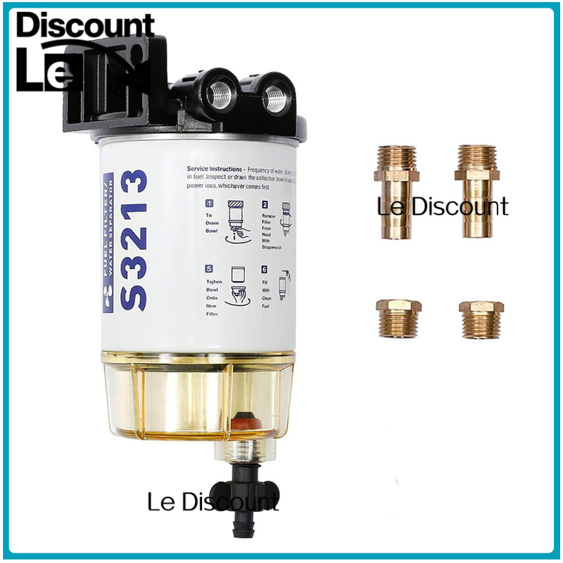 Hệ thống lọc tách nước nhiên liệu 3/8 inch NPT S3213 mới cho phụ tùng động cơ ngoài Mercury-Marine Giá 635,692 Đồng*Miễn phí vận chuyển