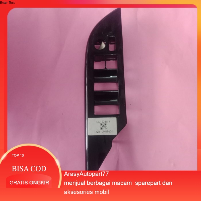 panel dotrim indukan power window fortuner VRZ original Harga  120,000 Ringgit*Penghantaran Percuma