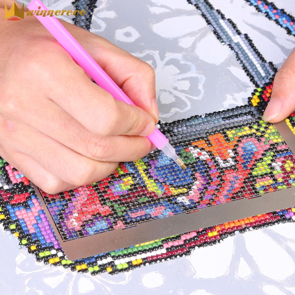 【HOT】5D Diamond Mesh Ruler 1220 Holes Metal Diamond Painting Fix Tool 155x70mm Round Drill Adjustment Fix Tool for DIY Diamond Painting Kits for Art Crafts ราคา 138 บาท*ส่งฟรี