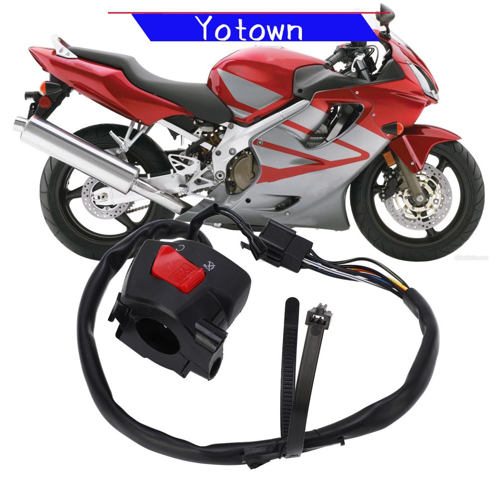 Yotown Công tắc tay lái Bắt đầu Dừng kéo dài Phục vụ Clip bên phải Công tắc Kill Off Độ bền cao Chống mài mòn Phù hợp hoàn hảo Thay thế trực tiếp cho xe máy Giá 718,000 Đồng*Miễn phí vận chuyển