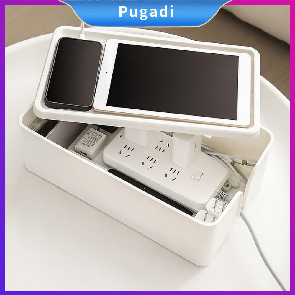 PUGADI Chống bụi Hộp đựng cáp Thùng Lưu Trữ Ổ cắm sạc Dụng cụ sắp xếp dây Bền Dây mạng Vỏ ổ cắm điện