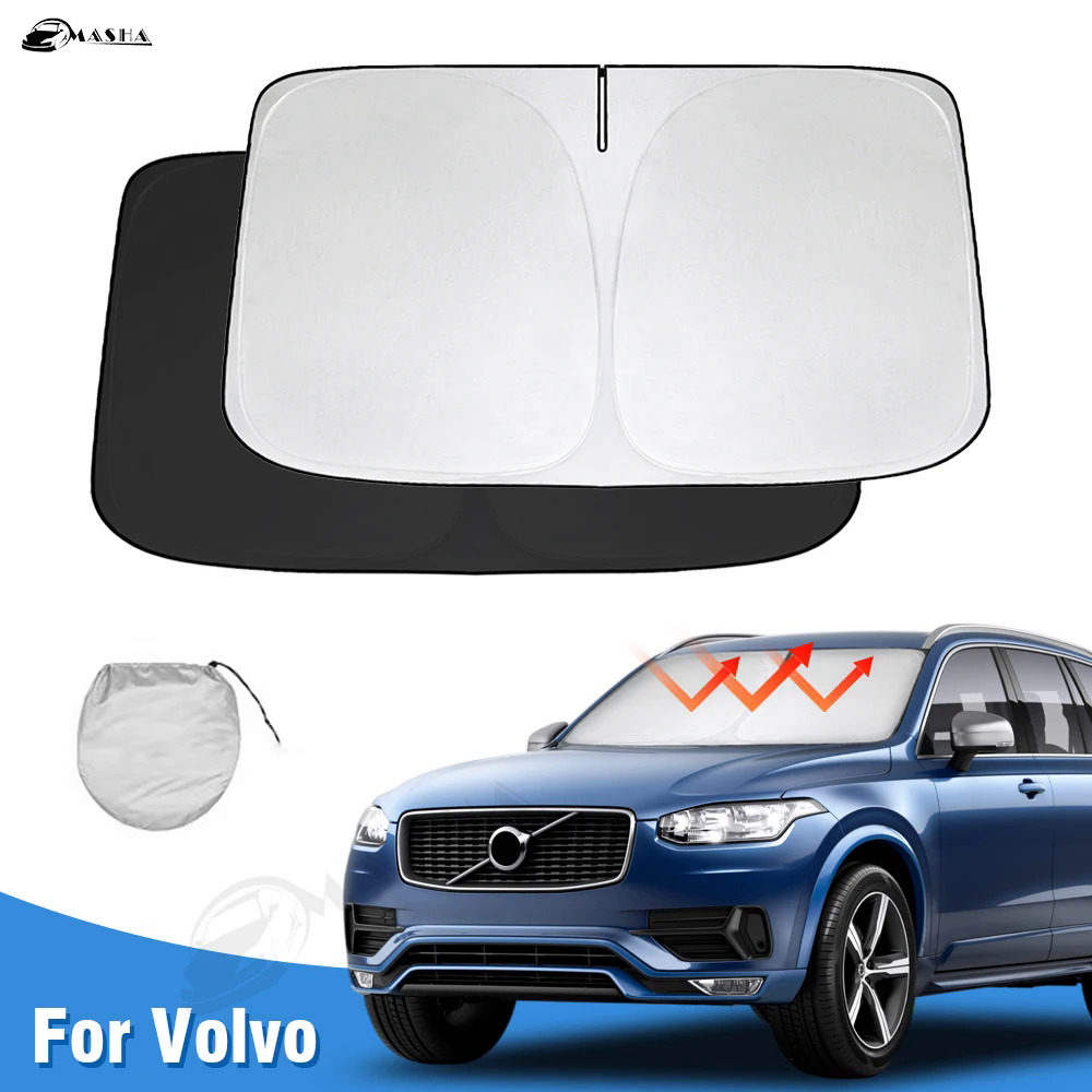 Kính chắn gió Sun Shade cho Volvo XC90 phụ kiện dù để che nắng cửa sổ Sun Visor bảo vệ có thể gập lại khối tia UV giữ cho xe của bạn mát