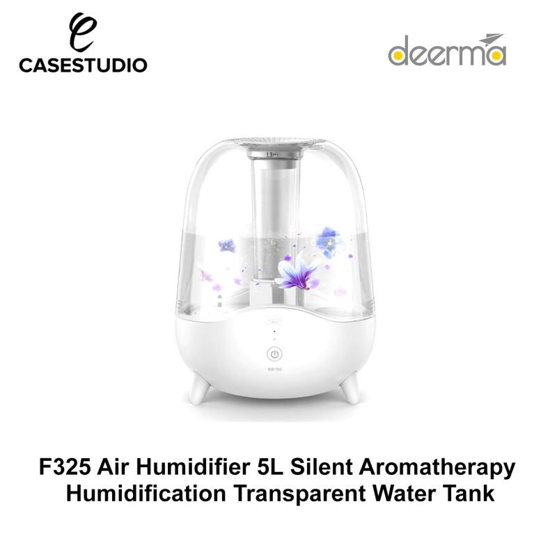 Xiaomi Deerma F325 Air Humidifier 5L Silent Aromatherapy Humidification Transparent Water Tank Singapore