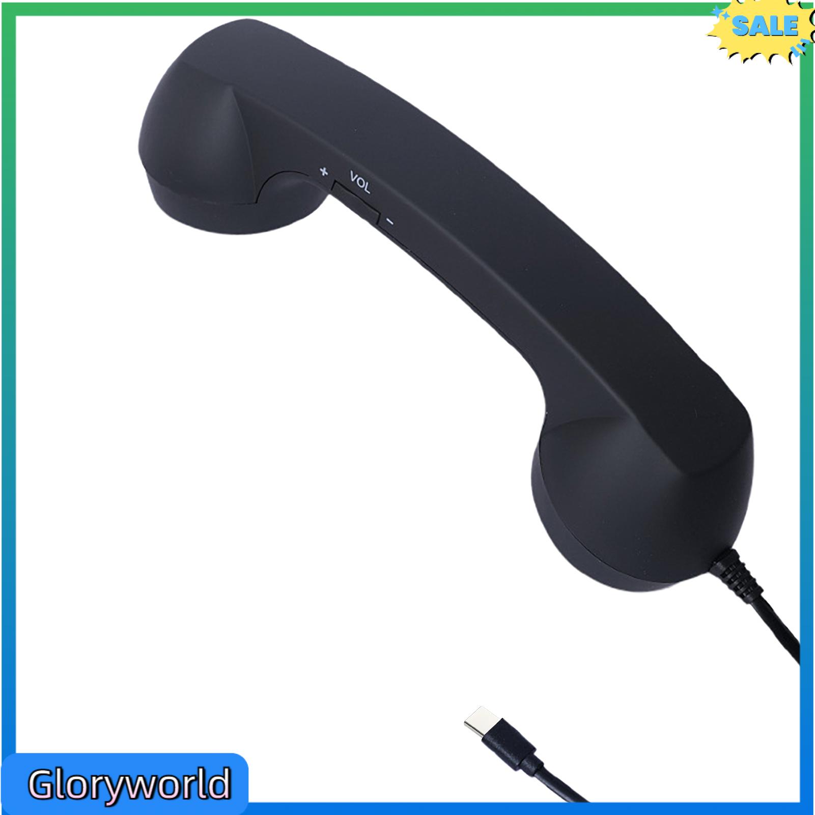 Gloryworld rõ ràng cao điện thoại thiết bị cầm tay cũ điện thoại thiết bị cầm tay điện thoại hoài cổ thiết bị cầm tay cho điện thoại di động loại đa dụng C 3.5mm ổ cắm loa microphone cũ điện thoại Receiver cho điện thoại thông minh