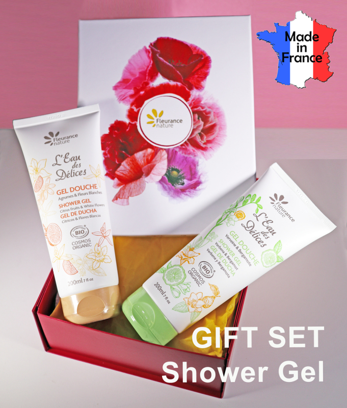 Buy Shower Gel Gift Set - Made in France - Organic - by FLEURANCE NATURE Singapore