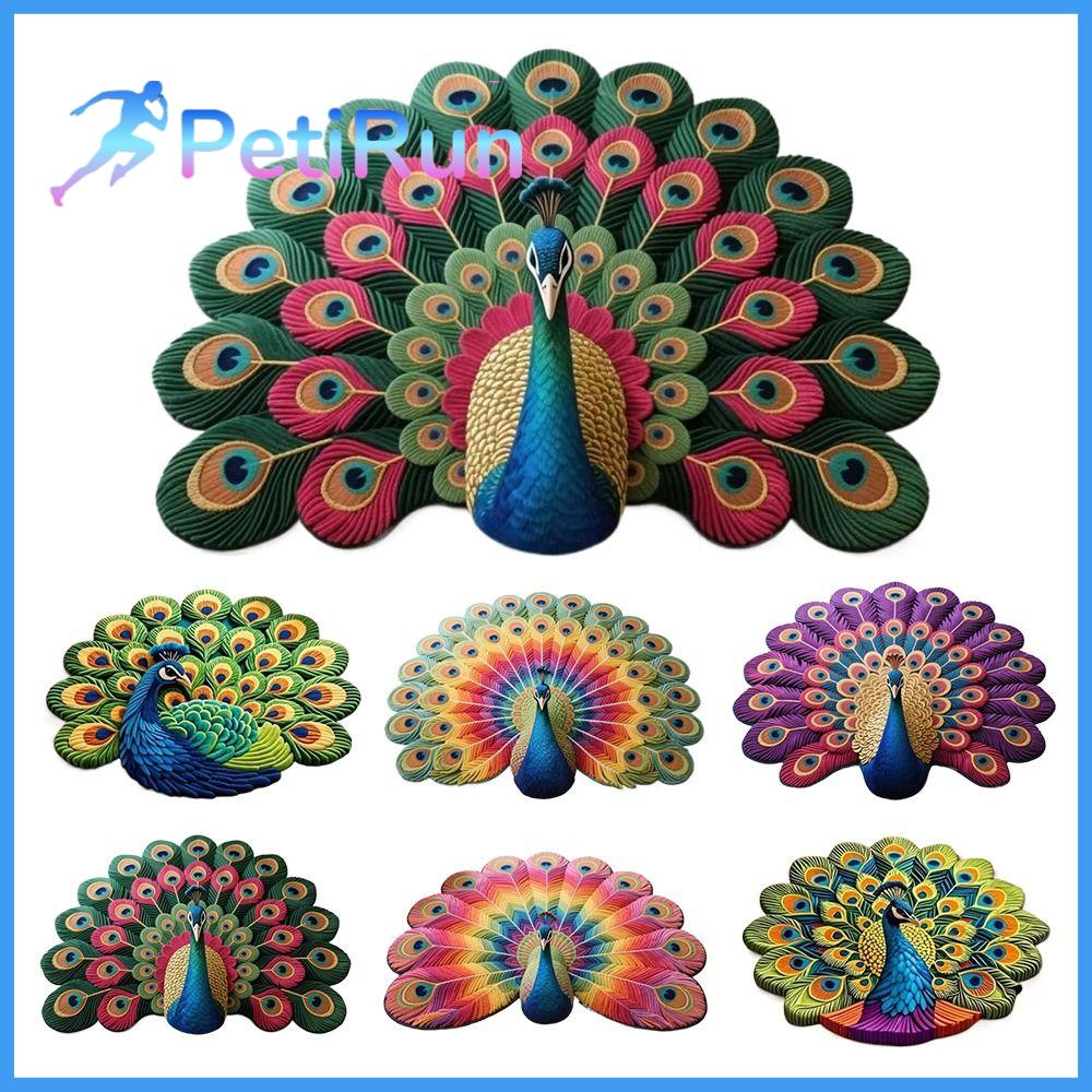 PETIRUN Mềm mại Thảm hình công Không trượt Hình dạng đặc biệt Thảm sàn phòng tắm Bền bỉ 60x60cm/100x100cm. Gioăng cửa cho bàn trà phòng khách bên cạnh giường