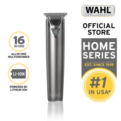 Wahl Stainless Steel Multipurpose Lithium Ion Cordless Trimmer - Shaver, Groomer, Ear & Nose Trimmer