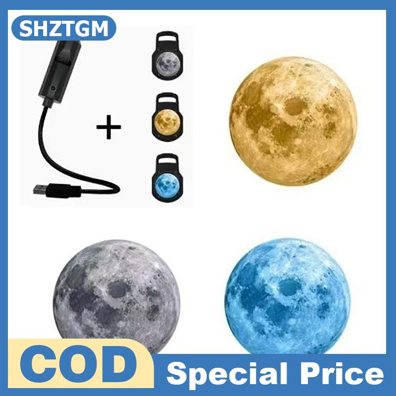 SHZTGM USB Trần mặt trăng Trái Đất thiên hà chiếu bầu không khí ánh sáng bầu trời đầy sao đèn ánh sáng ban đêm lãng mạn trang trí phòng ngủ