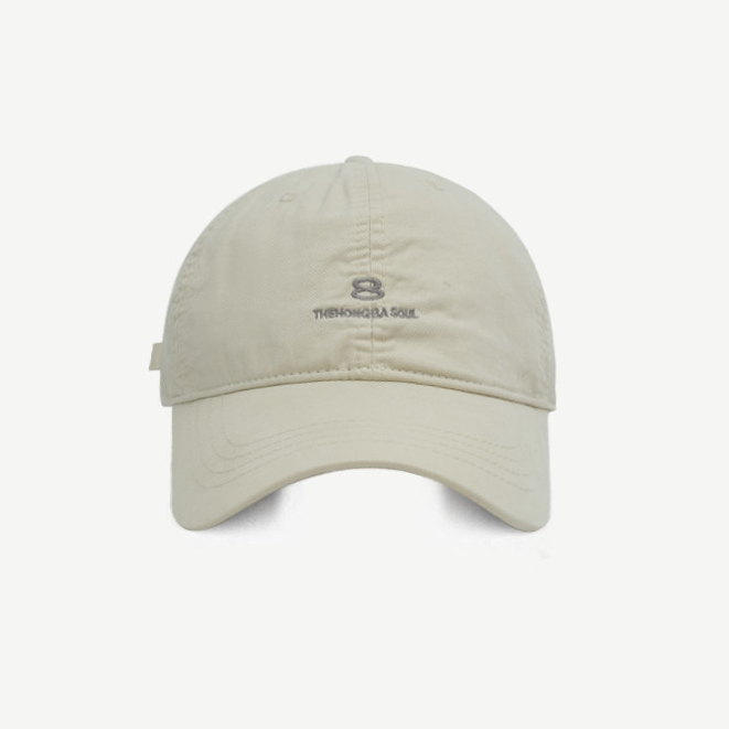 Mũ bóng chày thêu 8 chữ Hàn Quốc dành cho nam nữ Mũ bóng chày Cotton thông thường Olivia MLT230 - 2