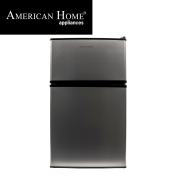 American Home GreyTwo Door Personal Refrigerator