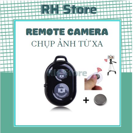 Remote Bluetooth Điều Khiển Từ Xa Chụp Ảnh Tự Động Cho điện thoại và máy