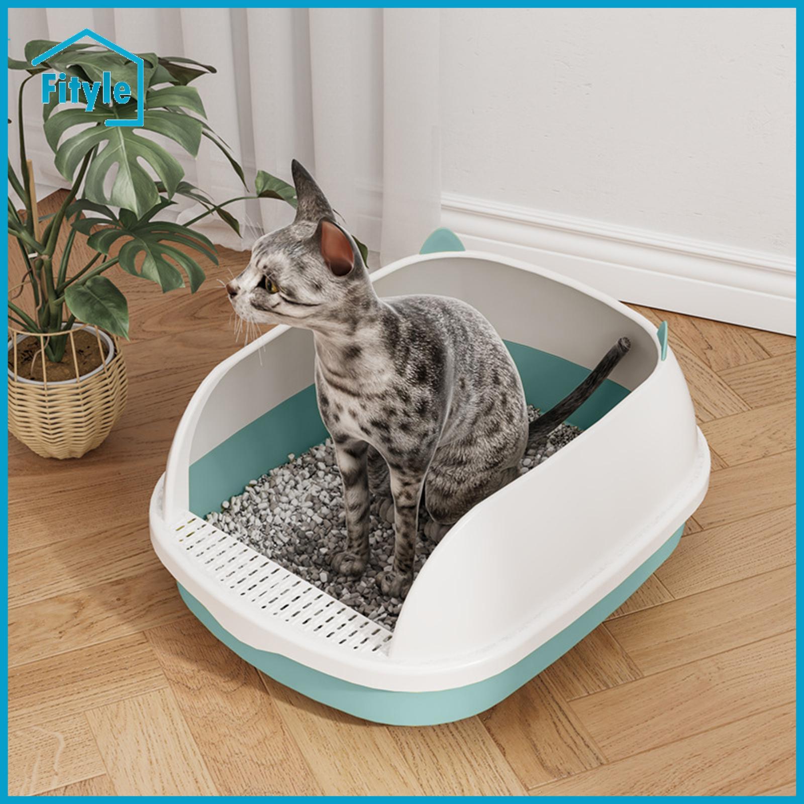 Fityle Cat Litter Boxes Indoor Pet Pan Bedpan for Kitten Small Animals Kitty ราคา 8,191 บาท*ส่งฟรี