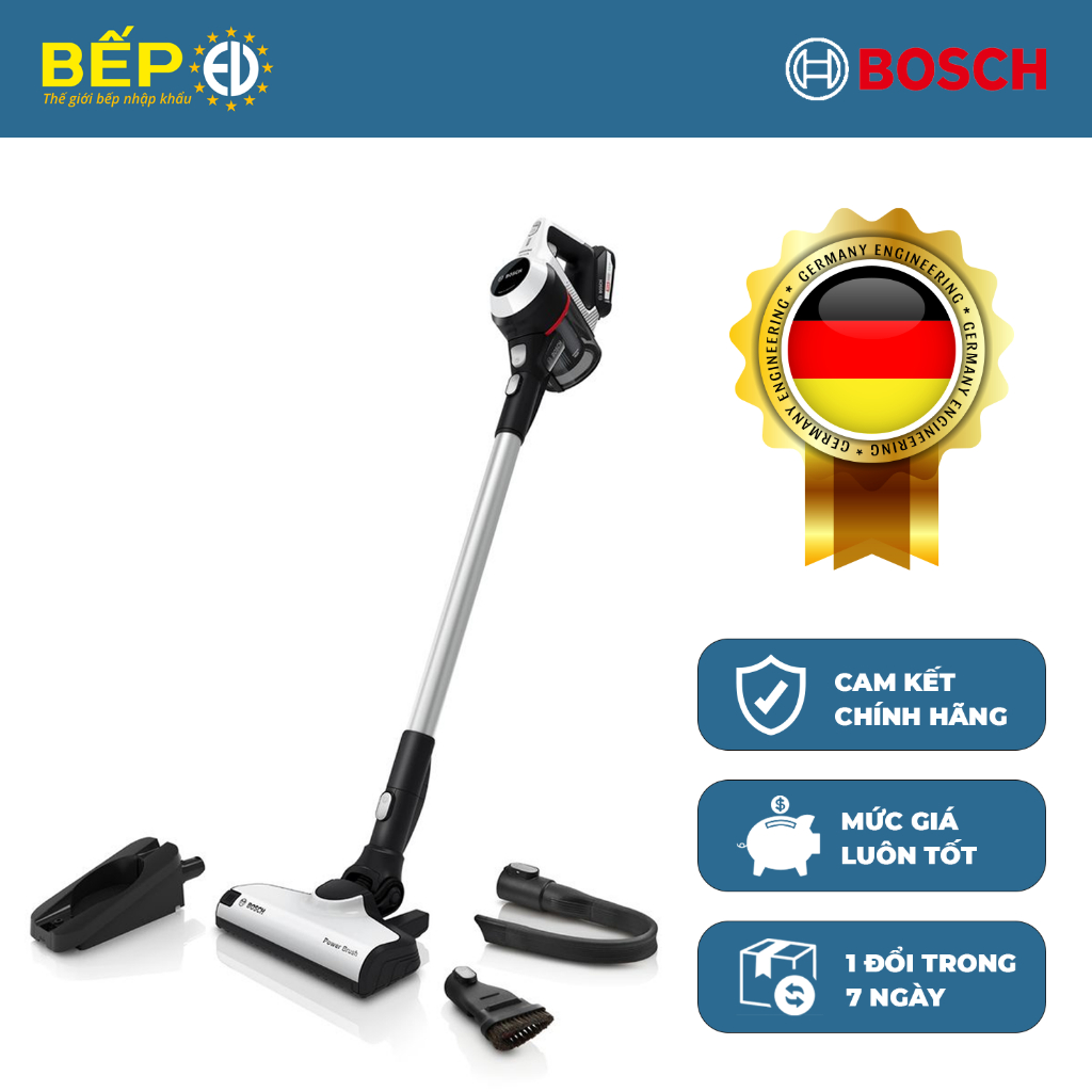 [Chính Hãng] Máy Hút Bụi Không Dây Chính Hãng BCS61113 - Series 6 (Trắng) Giá 8,550,000 Đồng*Miễn phí vận chuyển