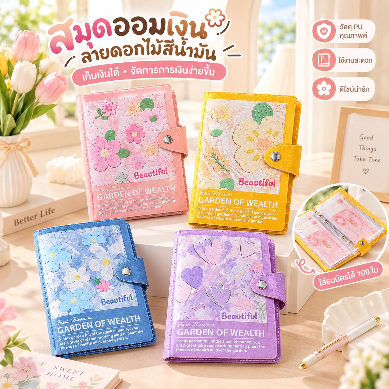 บริการและบัตรกำนัล VIVOLILV สมุดเก็บเงินสด PU สไตล์สไตล์วินเทจ สมุดออมเงิน สมุดเก็บธนบัตร สมุดวางแผนการเงิน สมุดจดรายรับรายจ่าย สมุดบัญชีเงินสดจัดเก็บสมุดบัญชีแบบห่วงการเปลี่ยนแปลงไส้ได้ สมุดแพลนเนอร์ สมุดบันทึกการเงิน ไดอารี่ พกพาง่าย จุได้ 100 ใ... ราคา 35 บาท*ส่งฟรี