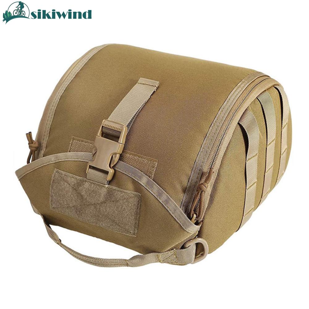 Cycling Helmet Bag Multifunction Helmet Storage Carrying Bag Large Capacity Nylon1000D for Airsoft Sports Combat Helmets