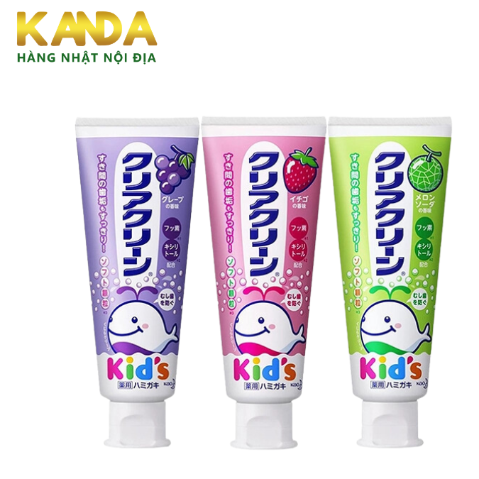 Kem đánh răng trẻ em kao kid's nhật bản nuốt được - 70gr