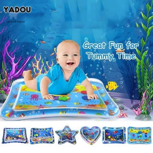 ภาพหน้าปกสินค้าYADOU Patted Pad 6 สไตล์ เสื่อลอยน้ำสำหรับ อายุที่เหมาะสม: ทารก (อายุ 0-3 ปี) เสื่อลอยน้ำเด็ก Inflatable น้ำเบาะ  เสื่อเกมพอง Baby Inflatable Pat ของเล่นเด็ก ที่เกี่ยวข้อง