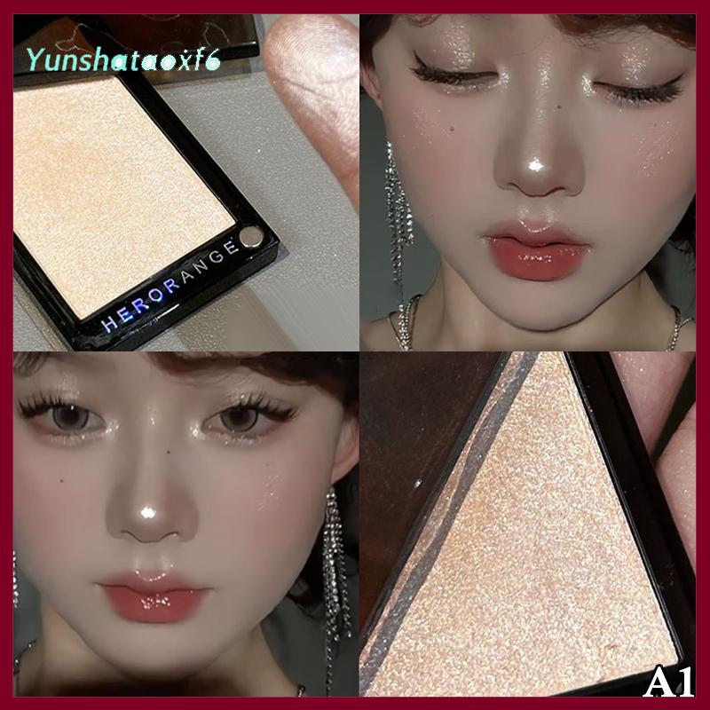 yunshataoxf Herorange long lanh Eyeshadow nước ánh sáng bị hỏng điền lâu dài không thấm nước Eyeshadow Pearlescent long lanh Highlighter trang điểm - 4