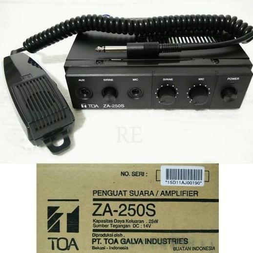 CAR AMPLIFIER TOA ZA-250S - Gema Audio Harga 1,385,000 rupiah*Gratis Ongkir