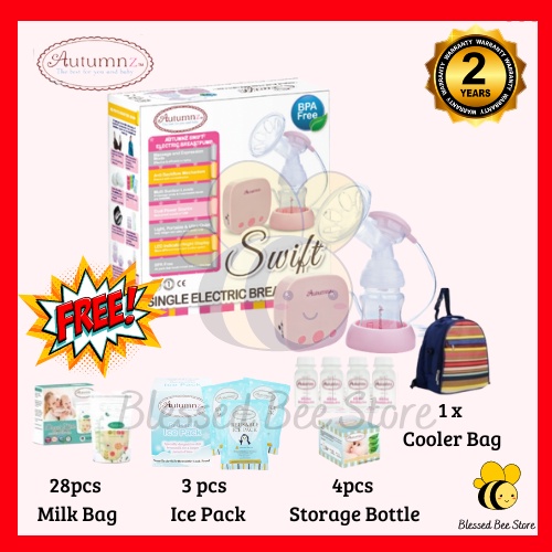 Autumnz - SWIFT Single Electric Breastpump with Freegift (2 Years Warranty)