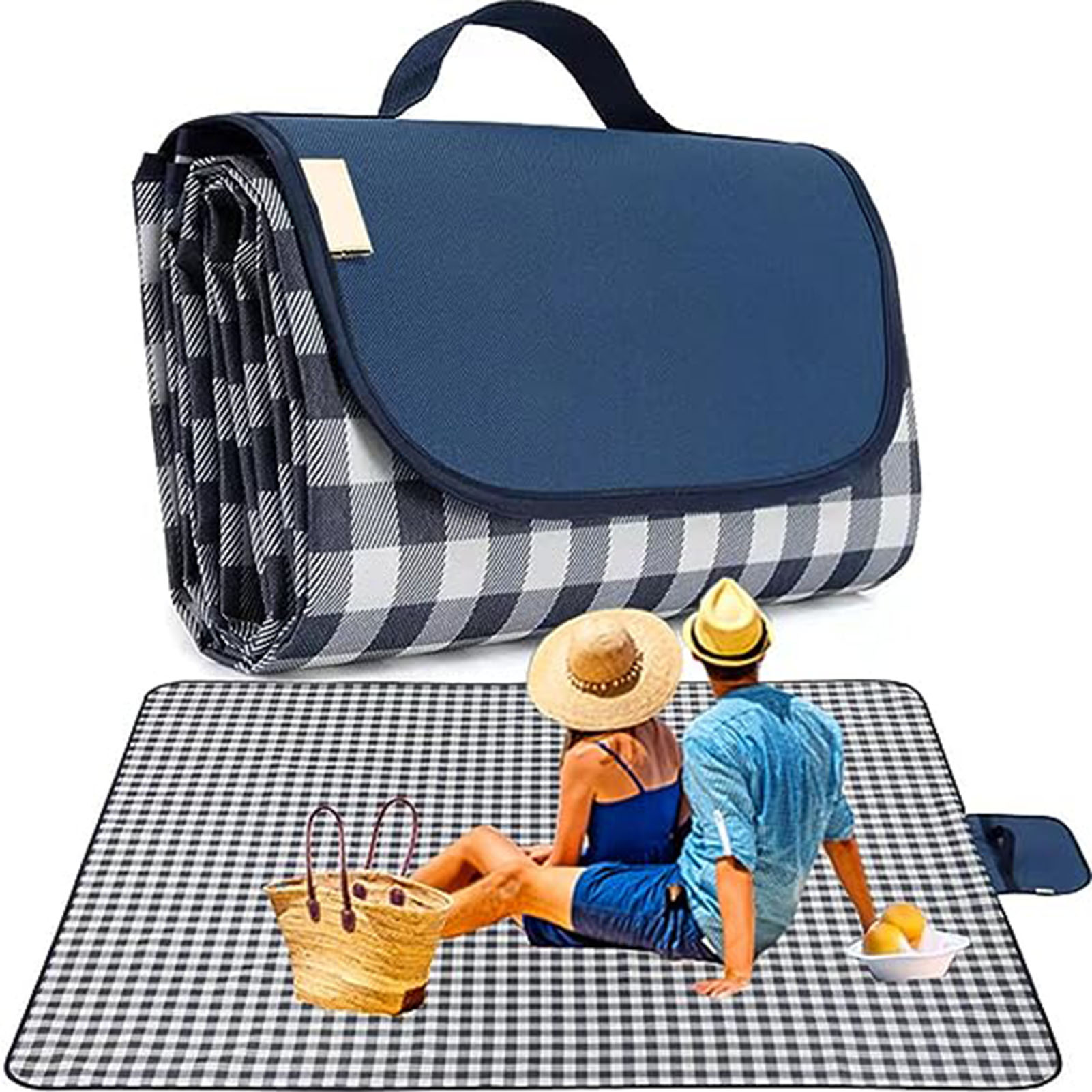 Extra Large Picnic Blanket Easy to Clean and Portable to Carry Design