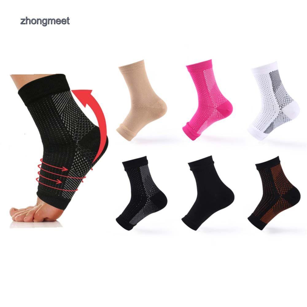 ZHONGMEET Durable Men Feet Protective Gear Breathable Running Ankle