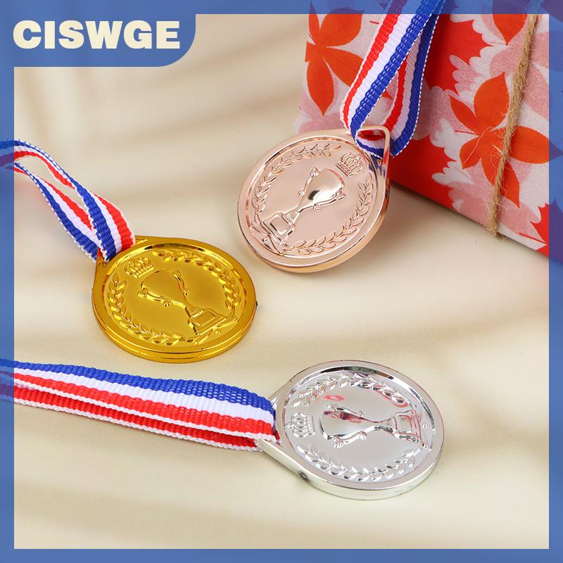 CISWGE Crown Bronze Award Medal Reward Football Competition Prizes Award Medal For Souvenir Gift Outdoor Kids Toys