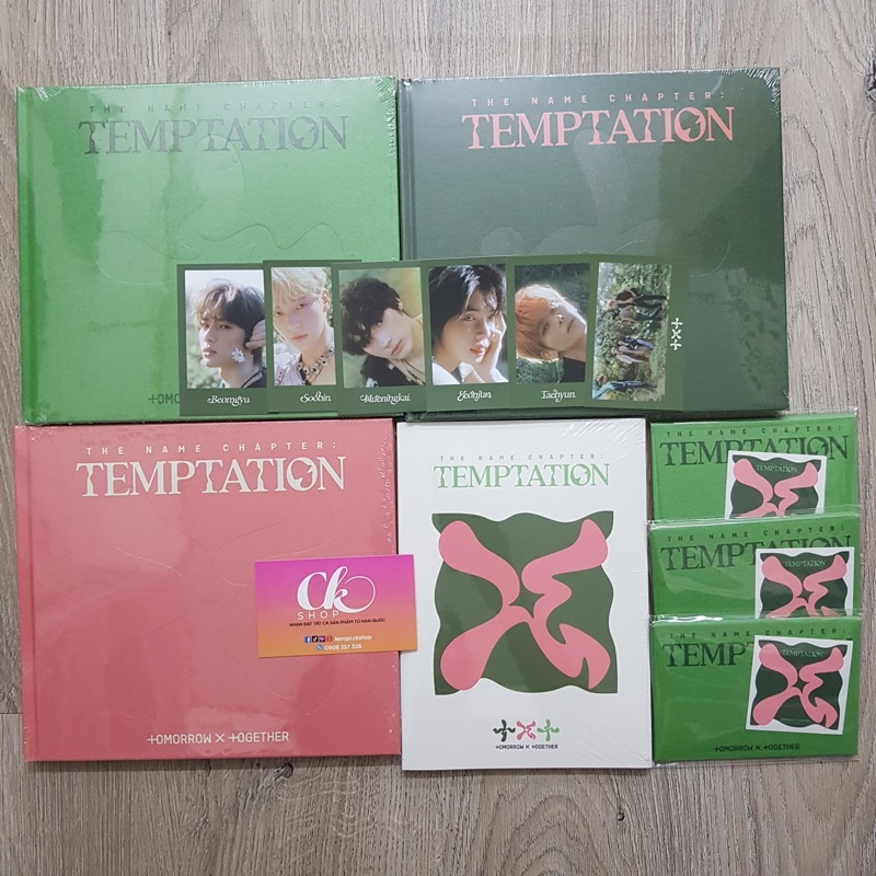 Bộ ảnh txt - the name chapter: temptation