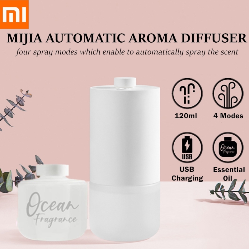 Xiaomi Mijia Automatic Aroma Diffuser Aromatherapy Air Purifier Air Refresher Fragrance Diffuer Singapore