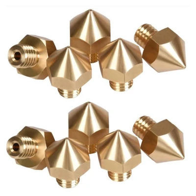10PCS B1UM2 Brass Nozzle 1.75 0.4MM 3D Printer Parts Extruder Print Head Nozzle for 1.75mm Filament